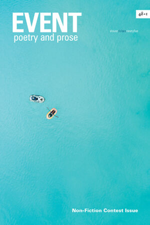 EVENT 48/1 front cover, creative non-fiction issue 2019